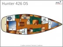 Hunter 426 DS - Plan d'aménagement