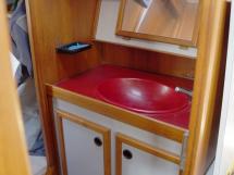 Sun Legende 41 - Salle d'eau de la cabine arrière bâbord