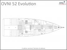 OVNI 52 Evolution - Plan d'aménagement