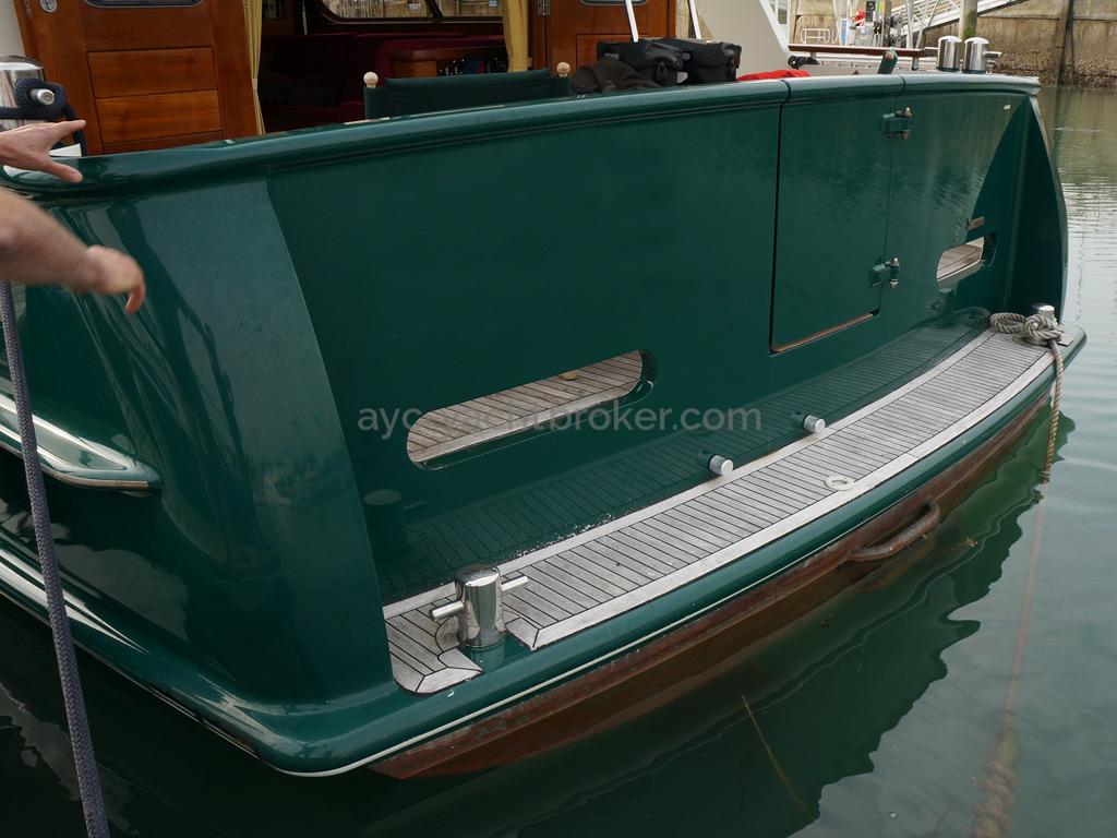 Searocco 1500 Trawler - Plage arrière teck