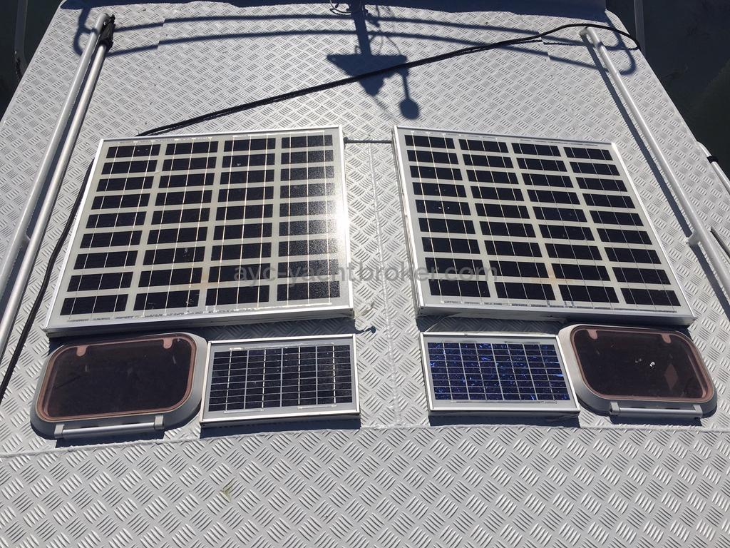 Trawler Méta King Atlantique - Ayc - Panneaux solaires